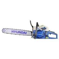 Hyundai HYC6200X Petrol Chainsaw 62cc/20" -Garden Tool Store hyundai hyc6200x chainsaw side