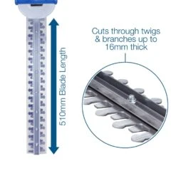 Hyundai HYHT550E Electric Hedge Trimmer -Garden Tool Store hyundai hyht550e hedge trimmer blade features