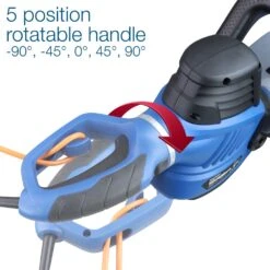 Hyundai HYHT680E Electric Hedge Trimmer -Garden Tool Store hyundai hyht680e rotating rear handle