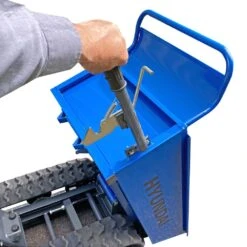 Hyundai HYTD300 300kg Tracked Power Barrow / Mini Dumper / Transporter -Garden Tool Store hyundai hytd300 mini dumper tipping lever