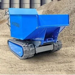 Hyundai HYTD500 500kg Tracked Power Barrow / Mini Dumper / Transporter -Garden Tool Store hyundai hytd500 mini dumper lifestyle