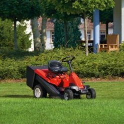 Lawnflite Optima MiniRider 76 RDE 30" Transmatic Ride-On Mower -Garden Tool Store lawnflite minirider 76rde lifestyle 2