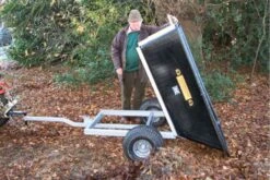 SCH LCPTP Large 500kg Capacity Plastic Tipping Trailer -Garden Tool Store lcptp 1