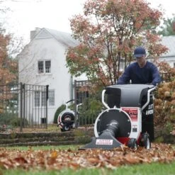 Little Wonder Pro Vac Push Wheeled Outdoor Vacuum -Garden Tool Store little wonder pro vac push vacuum lifestyle