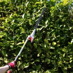 Mitox 28LH Select Long Reach Petrol Hedge Trimmer -Garden Tool Store mitox 28lh lifestyle