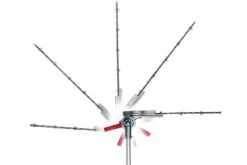 Oleo-Mac BC 241 HL Full Shaft Articulated Pole Hedge Trimmer -Garden Tool Store oleo mac bc 241 hl long reach hedge trimmer articulation