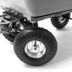 Q Garden QGPGC 150kg Poly Dump Cart -Garden Tool Store q garden cart wheel