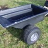 SCH QPTP 500kg Plastic Bodied Tipping Trailer With Wide Profile Wheels