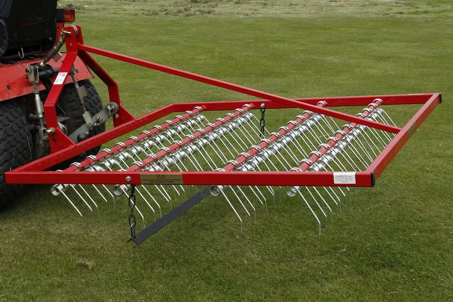SCH 60" Four Row Scarifying Rake On Three Point Linkage 4 SCH 60" Four Row Scarifying Rake On Three Point Linkage - Image 2