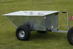 SCH GDTT/GALV 500kg Galvanised Tipping Dump Trailer With Wide Profile Wheels