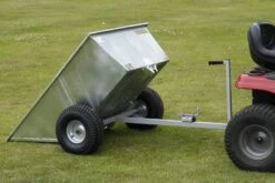 SCH GDTT/GALV 500kg Galvanised Tipping Dump Trailer With Wide Profile Wheels -Garden Tool Store sch gdtt galv 2