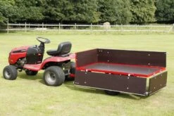 SCH GWTS10 500kg Two-Wheel Timber Tipping Trailer -Garden Tool Store sch gwts10 1