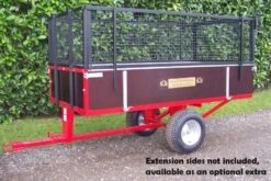 SCH GWTS15 760kg Two-Wheel Timber Tipping Trailer -Garden Tool Store sch gwts15 extension sides 2
