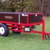 SCH HTRLE 1000kg Two-Wheel Hydraulic Tipping Trailer - Electric Tip, Single Acting Ram 2 SCH HTRLE 1000kg Two-Wheel Hydraulic Tipping Trailer - Electric Tip, Single Acting Ram -Garden Tool Store sch htrle red
