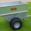 SCH QDGT 500kg Large Capacity Galvanised Tipping Trailer With Flotation Wheels -Garden Tool Store sch qdgt