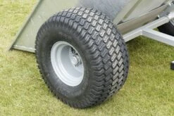 SCH QDGT 500kg Large Capacity Galvanised Tipping Trailer With Flotation Wheels -Garden Tool Store sch qdgt wheel
