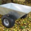 SCH QDT 500kg Galvanised Tipping Dump Trailer With Flotation Wheels -Garden Tool Store sch qdt 1