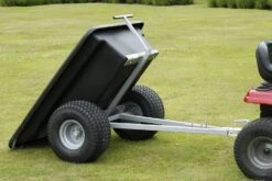 SCH QPTP 500kg Plastic Bodied Tipping Trailer With Wide Profile Wheels -Garden Tool Store sch qtpt tipping
