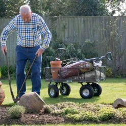 The Handy THGT 200kg Small Garden Trolley -Garden Tool Store the handy thgt trolley lifestyle