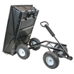 The Handy THMPC 300kg Multi-Purpose Push/Tow Tipping Cart -Garden Tool Store the handy thmpc cart tipping