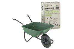 The Walsall Shire Multi Purpose Barrow In A Box - Green - Pneumatic Wheel