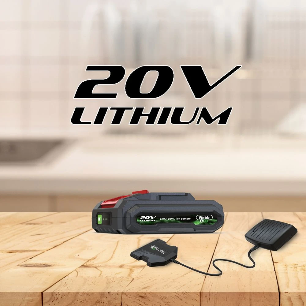 Webb Eco WEV20EXTPSB2 20V Cordless Mini Pruning Saw With Extension Pole (with 2Ah Battery & Charger) 7 Webb Eco WEV20EXTPSB2 20V Cordless Mini Pruning Saw With Extension Pole (with 2Ah Battery & Charger) - Image 5