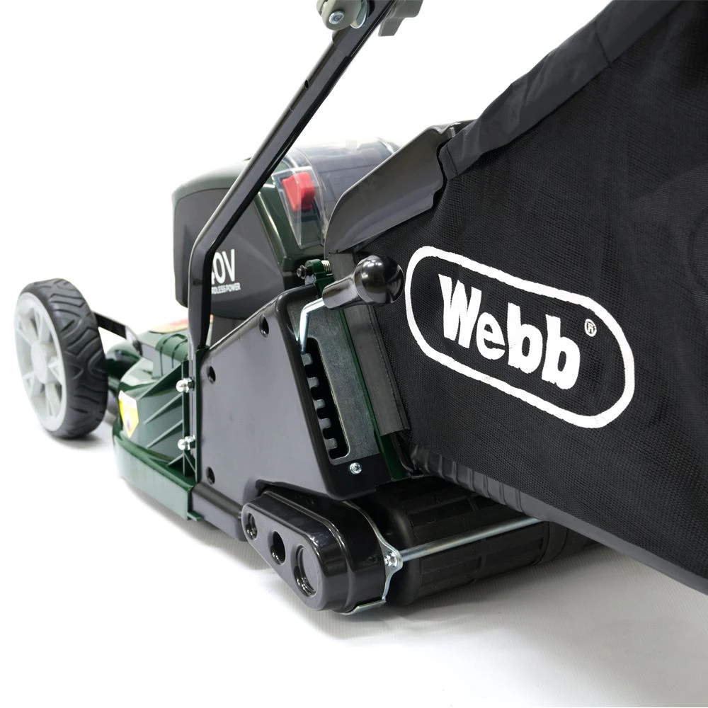 Webb RR17LIP Supreme 40V 3-in-1 Push Rear Roller Cordless Lawn Mower (with 4Ah Battery & Charger) 10 Webb RR17LIP Supreme 40V 3-in-1 Push Rear Roller Cordless Lawn Mower (with 4Ah Battery & Charger) - Image 8