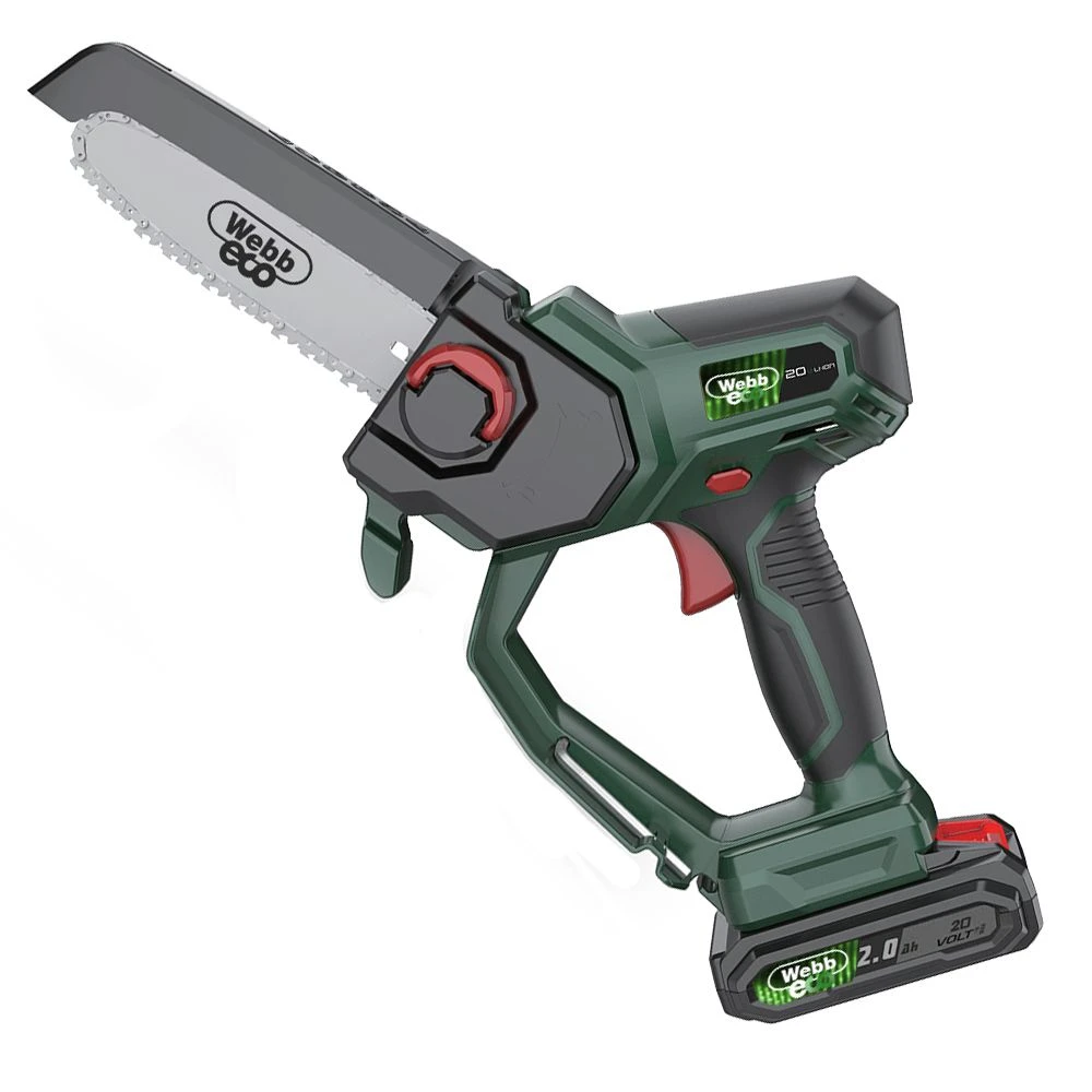 Webb Eco WEV20EXTPSB2 20V Cordless Mini Pruning Saw With Extension Pole (with 2Ah Battery & Charger) 4 Webb Eco WEV20EXTPSB2 20V Cordless Mini Pruning Saw With Extension Pole (with 2Ah Battery & Charger) - Image 2